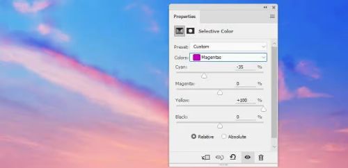 آموزش طراحی غروب خورشید در فتوشاپ
